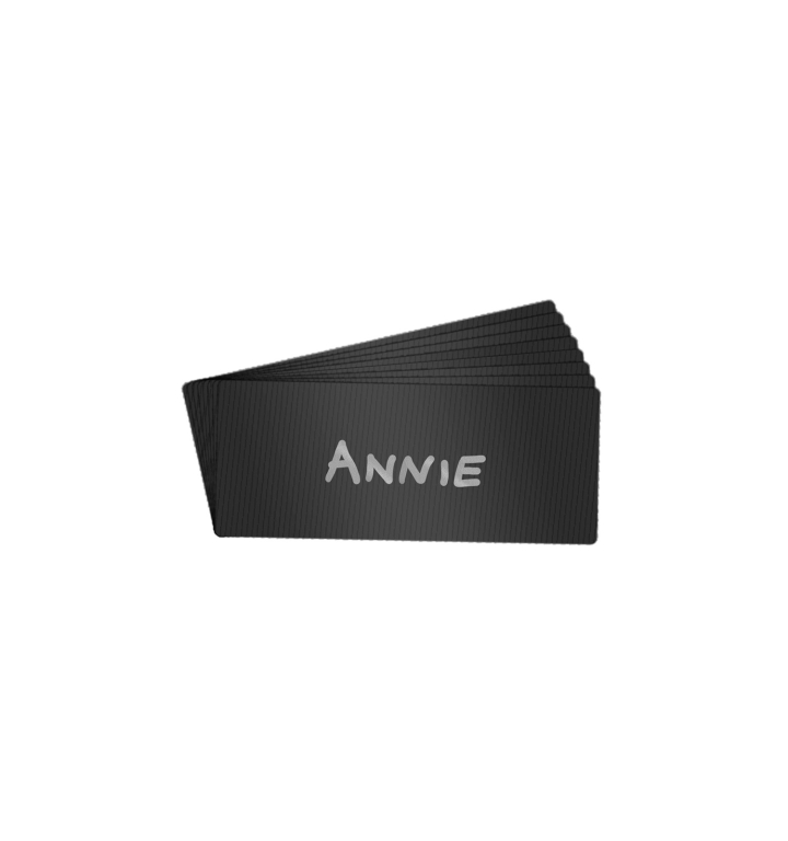 Replacement Name Patches for Essential® Personalized Hanging Boot Organizer - 8 Patches